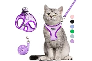 Soft and Breathable Cat Harness for Large Cats