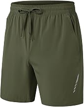 YSENTO Men's Sports Shorts, Sports Trousers, Running Trousers, Quick-Drying Shorts, Outdoor Running Shorts with Zip Pocket