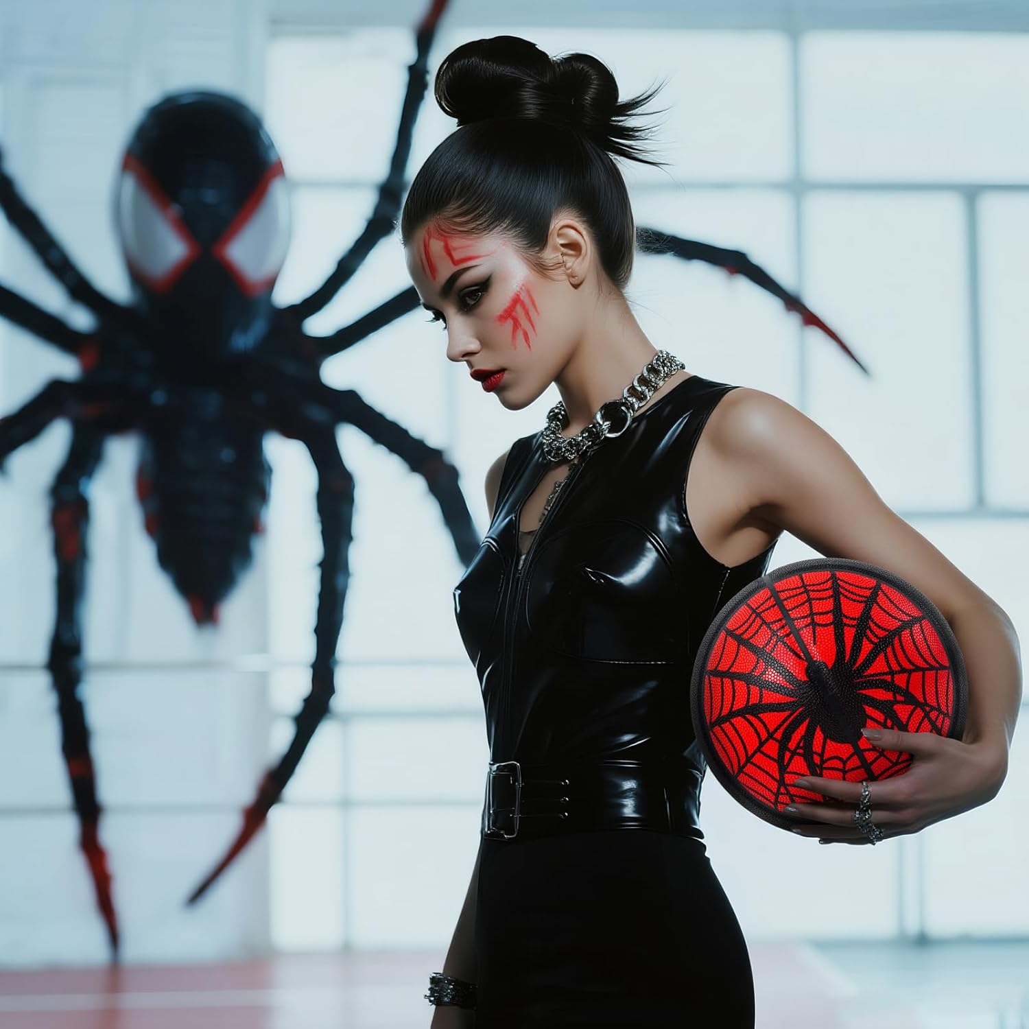 Kuangmi Supernova Edition Basketball, Men's Official Size 7(29.5"), Streetball for Indoor and Outdoor