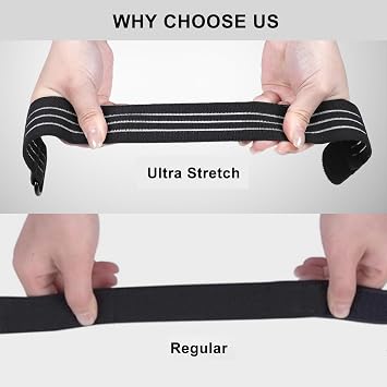 Adjustable Elastic Ankle Straps, Boot Straps for Cowboy Boots, Pant Leg Straps for Biking, Hiking, Fishing, Hunting, Traveling, Fits Men&Women (Black)