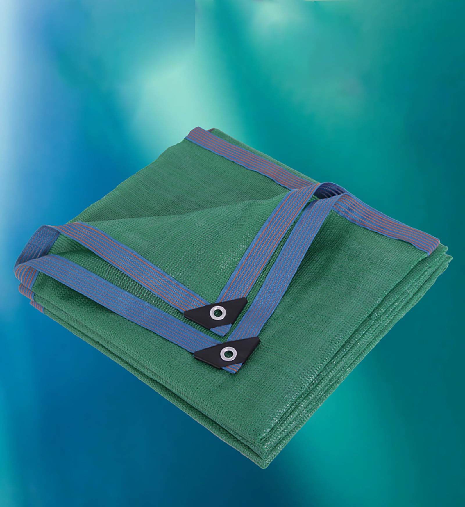Tissu d'ombrage – 90% Filet Anti Chaleur, Filet Anti Feuille Piscine Filets D'Ombrage avec Oeillets, Toile Ombrage Protection Balcon Filet Protection Piscine en HDPE (5x7m/16.4x23ft)