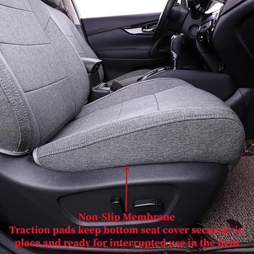 Miniatura 2 de Fundas de asiento de ajuste personalizado para Nissan Sentra 2020-2024 S, SV, SR, SR Midnight Edition, protector de asiento de poliéster de
