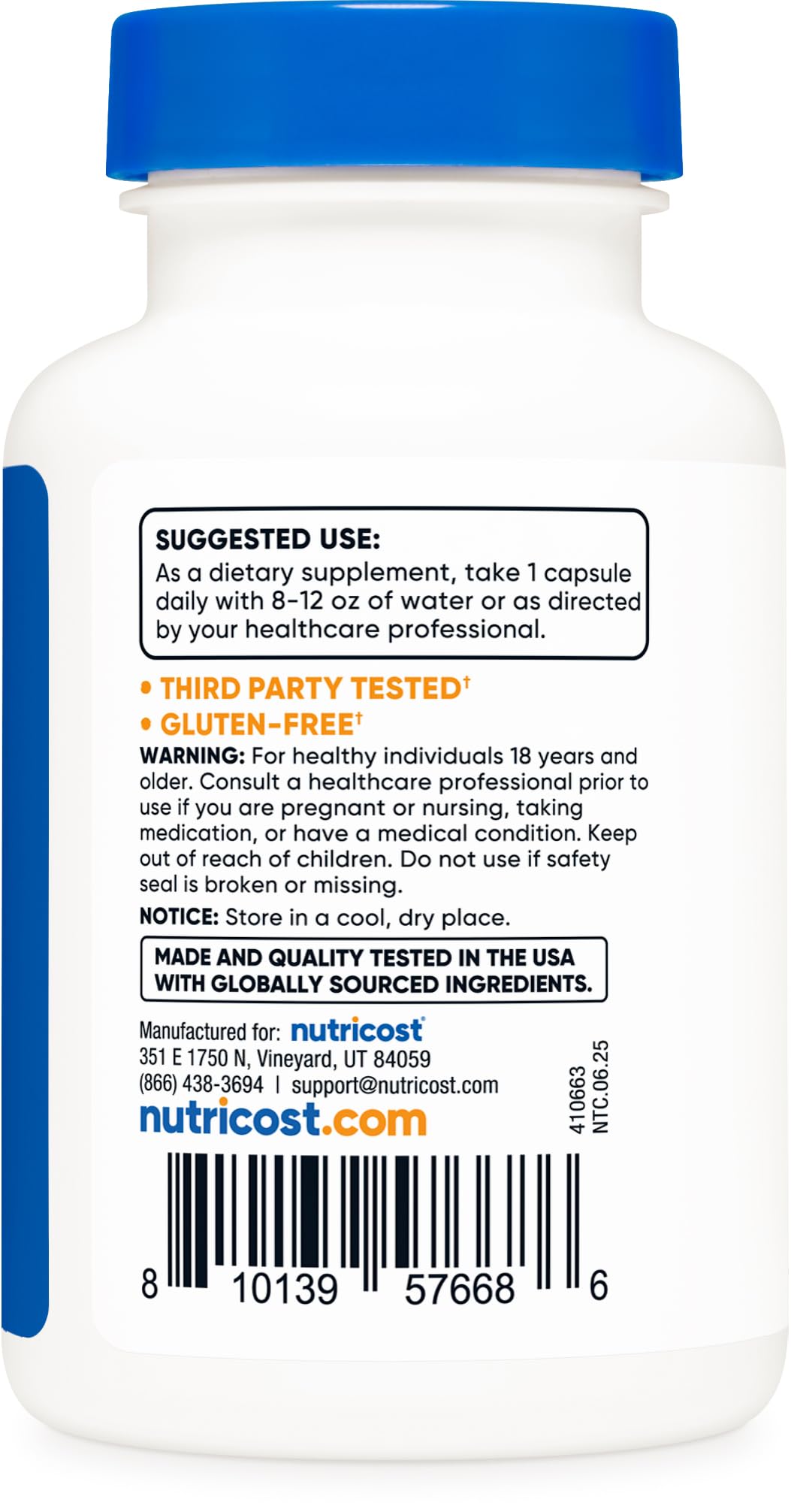 Nutricost Methylated Vitamin B12 + Folate Supplement (2,000 mcg) 120 Caps — Amazon image 4