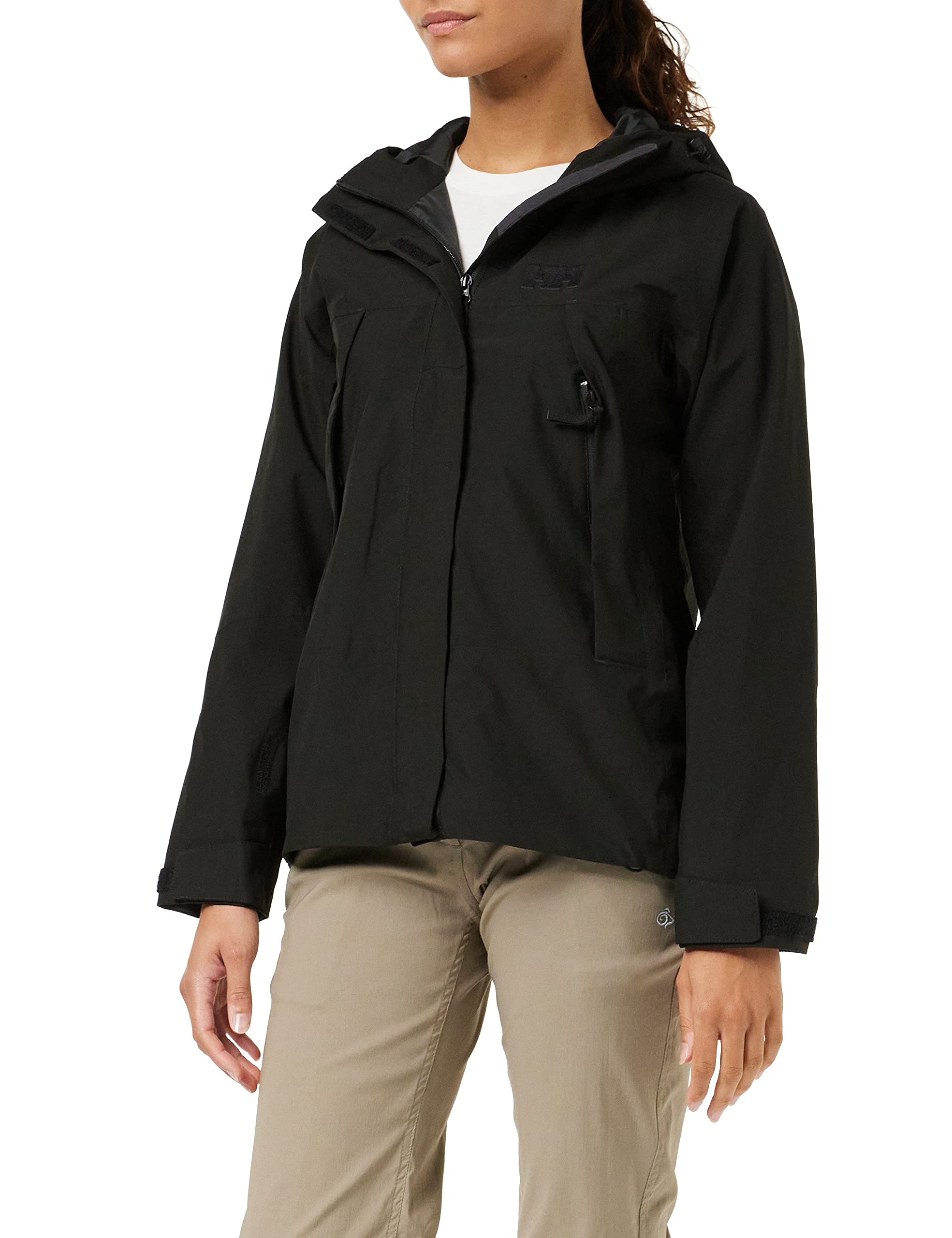 Helly Hansen Womens Banff Rain Jacket, Black, S EU