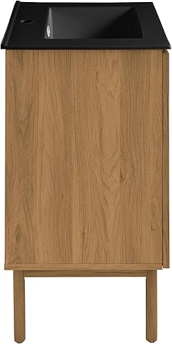 Vista 385 de Swiss Madison Classe - Lavabo de baño de roble de 24 pulgadas incluido