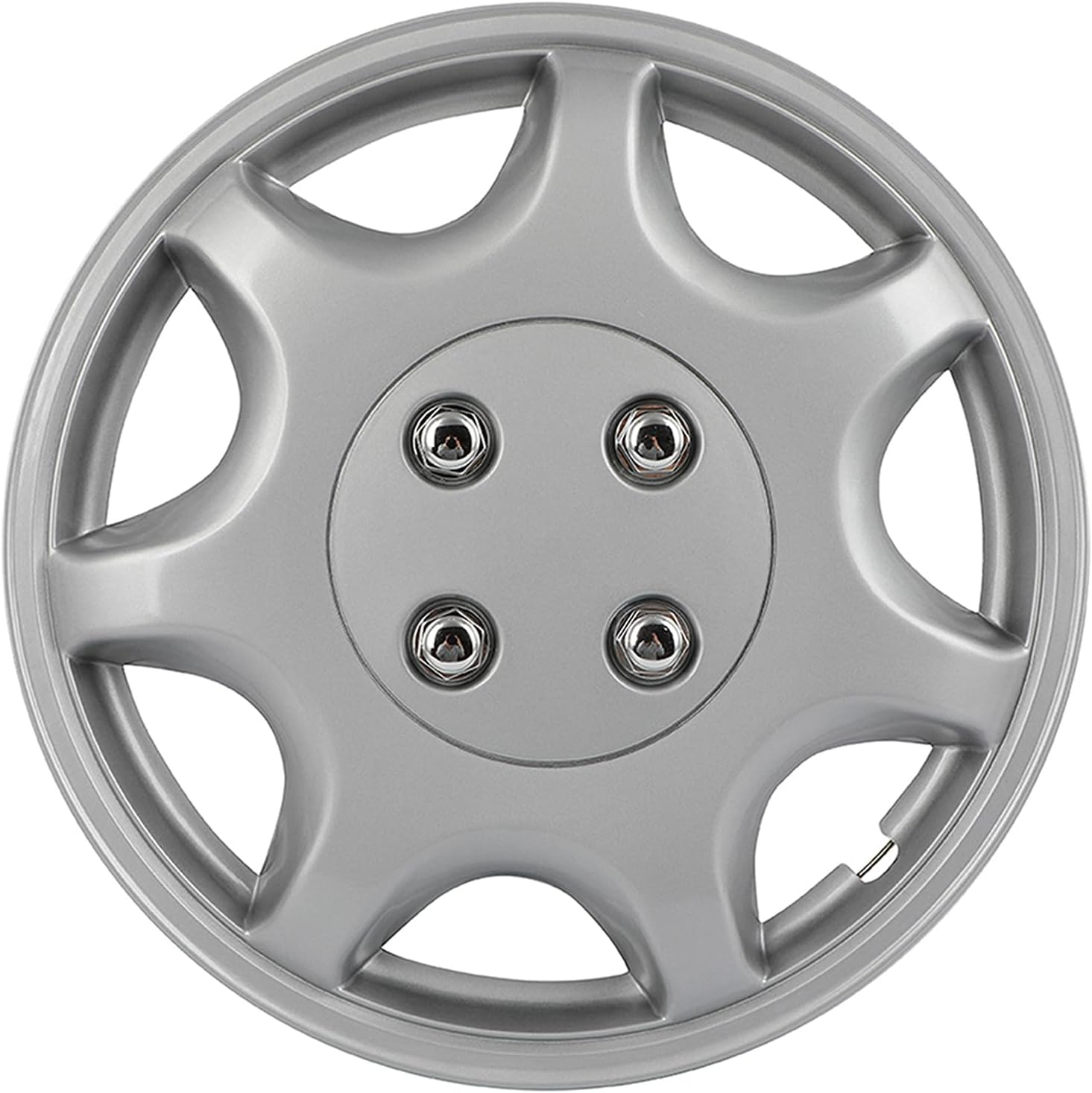 ECCPP 14 inch Hubcap Wheel Cover Corrosion-Free & Sturdy – Full Heat & Impact Resistant Grade – OEM Replacement, 4 Pack