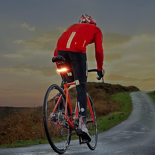 Miniatura 6 de Luces traseras de bicicleta recargables por USB, ultra brillantes, 120 lúmenes, potentes 10 LED, luz trasera para bicicleta, IP64 resistente al