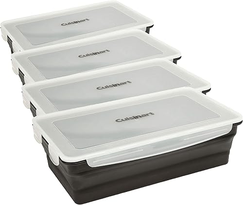 Miniatura 12 de Contenedor plegable para marinado XL Cuisinart, accesorios de parrilla de gran capacidad perfectos para barbacoas y fiestas, preparación de marinada