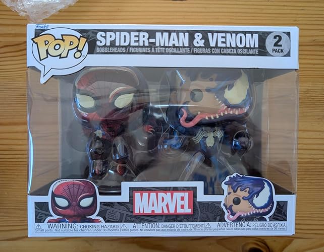 Funko Pop! Marvel: Spider-man & Venom (D23 Comic-inspired Deco