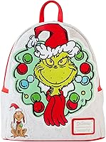 Vista 1 de Loungefly Dr. Seuss Mini-mochila Grinch, exclusiva de Tienda