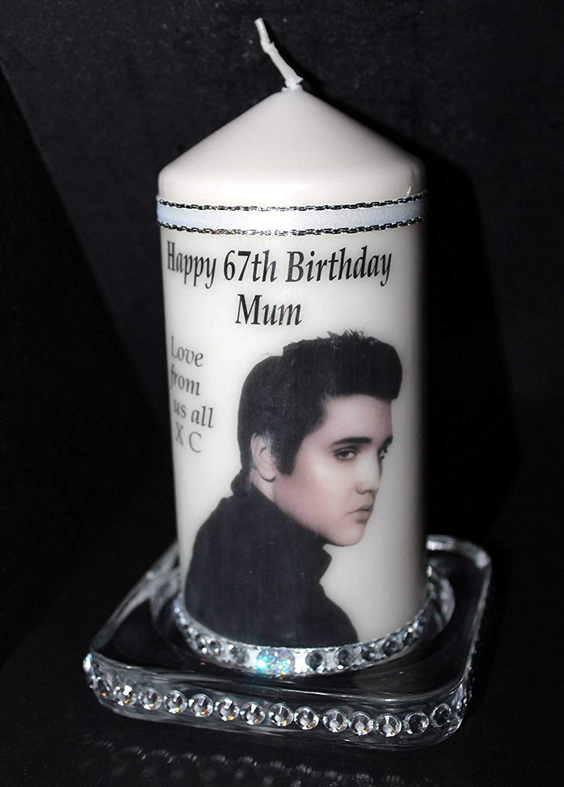 Cellini Personalised Gift Elvis Happy Birthday For A Special Occasions Candles