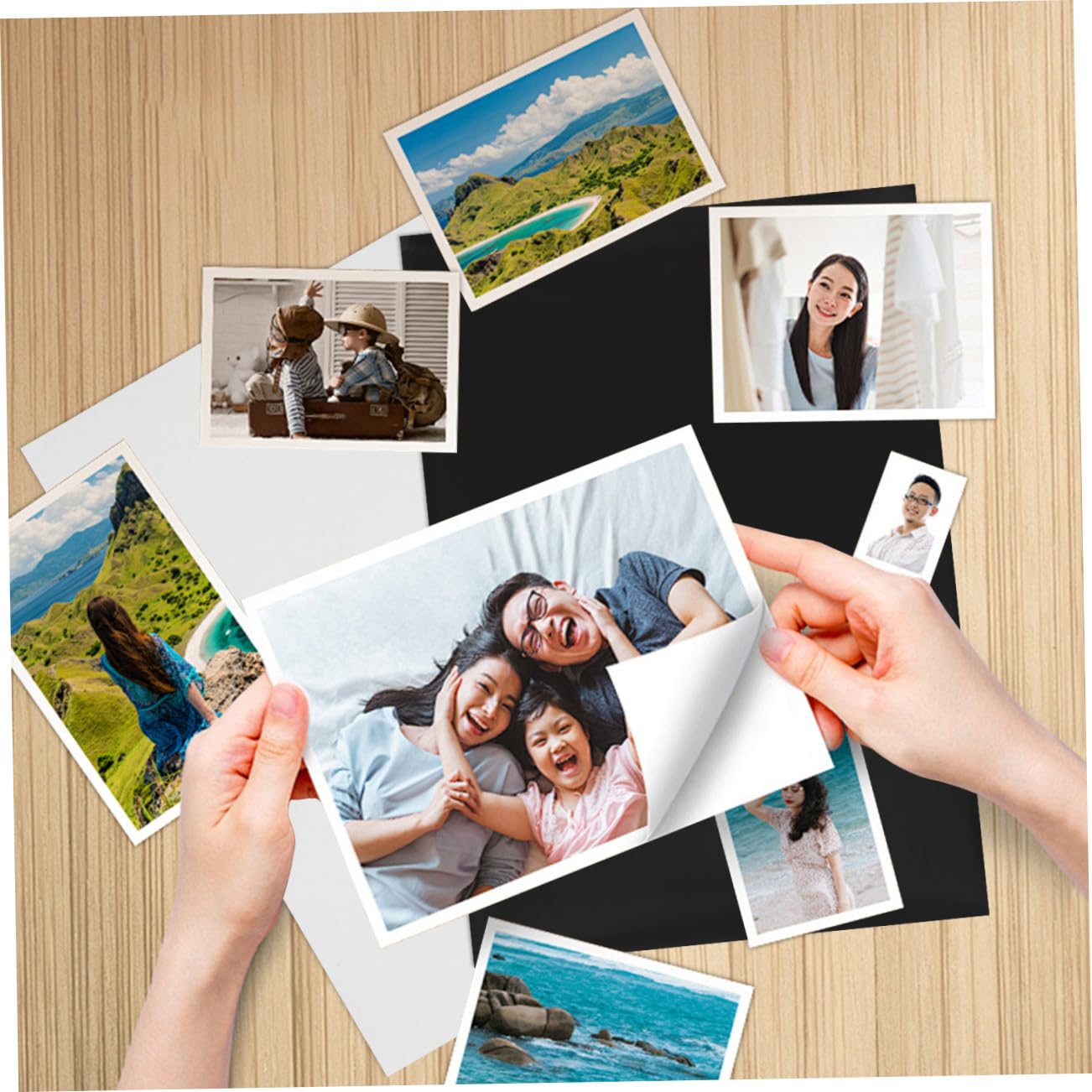 10 Hojas Magnéticas Imprimibles, A4, para Impresoras Estándar, Papel Imantado Brillante para Posters, Álbumes de Fotos y Manualidades