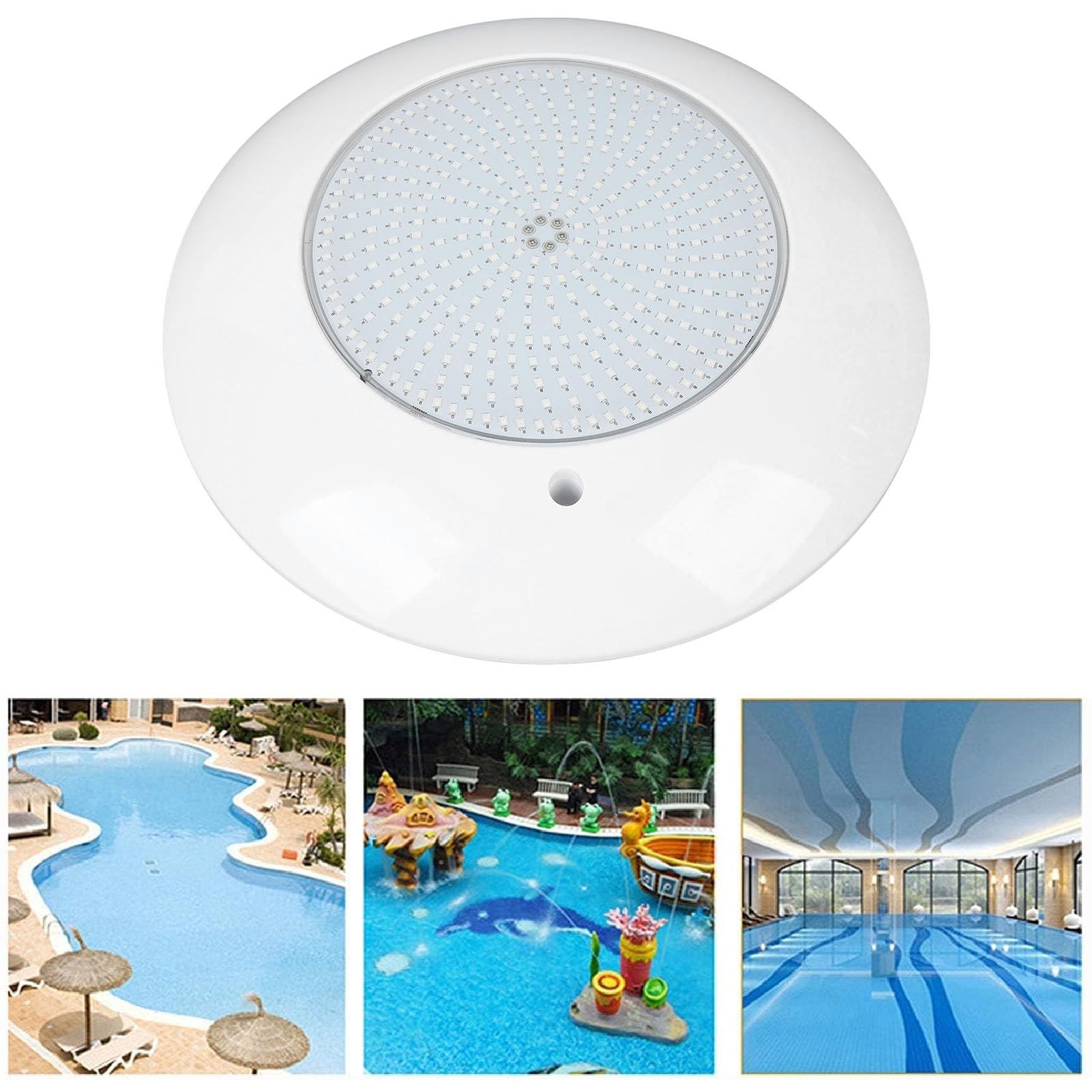 LED-Poolleuchte für eingelassene Pools, 12 V, 18 W, dynamische RGB-Beleuchtung, IP68, wasserbeständig, Wandmontage-Unterwasserleuchte mit Fernbedienung