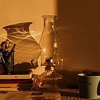 Vista 7 de Juego de 2 quemadores de lámpara de aceite, con collar reductor y mecha de algodón y mecha de 39 pulgadas, piezas de repuesto para lámparas