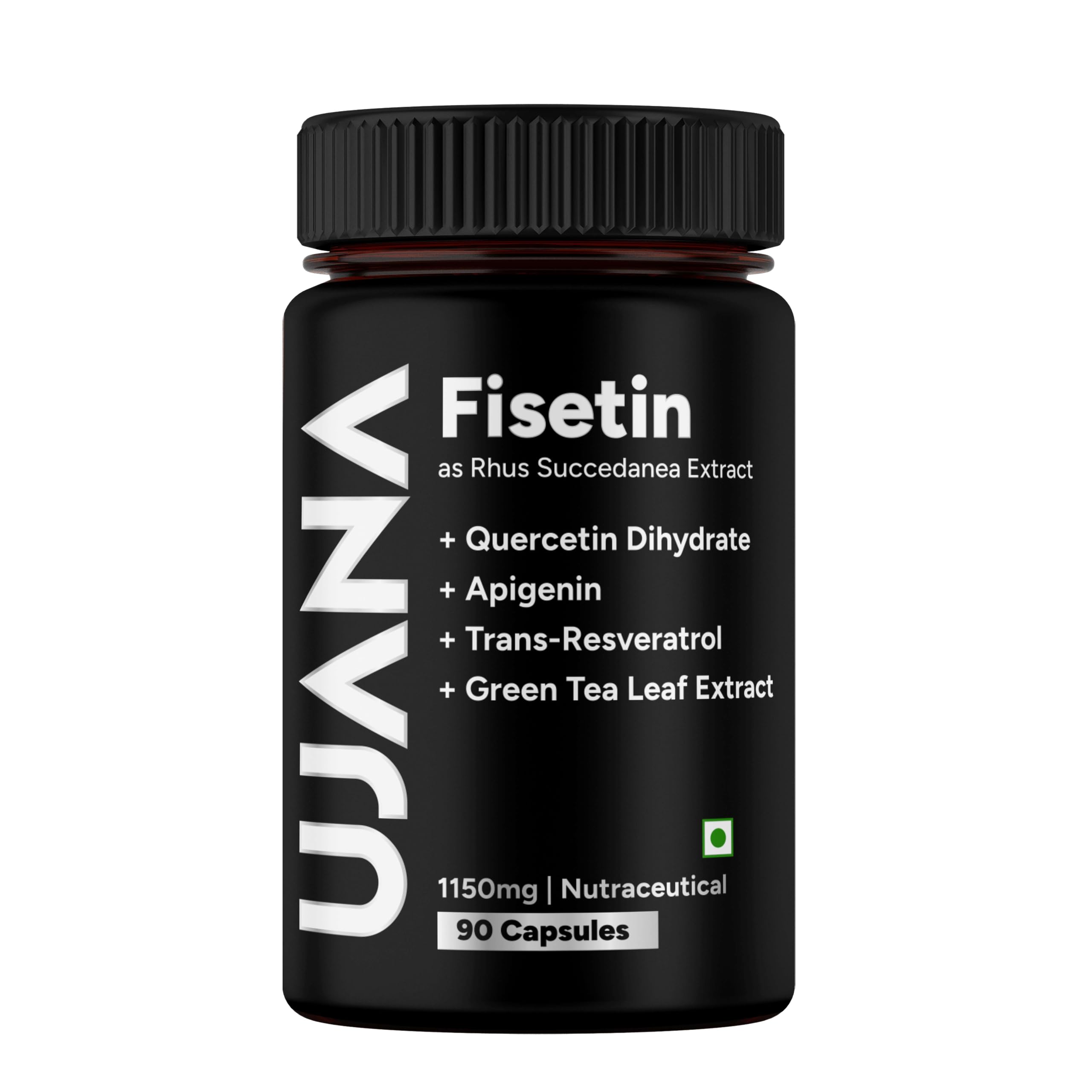 Fisetin Complex with Quercetin, Apigenin, Trans-Resveratrol, Green Tea & Black Pepper Extract – 1150 mg Formula – 90 Vegetarian Capsules – 45 Day Pack - Pack Of (1)-image-7