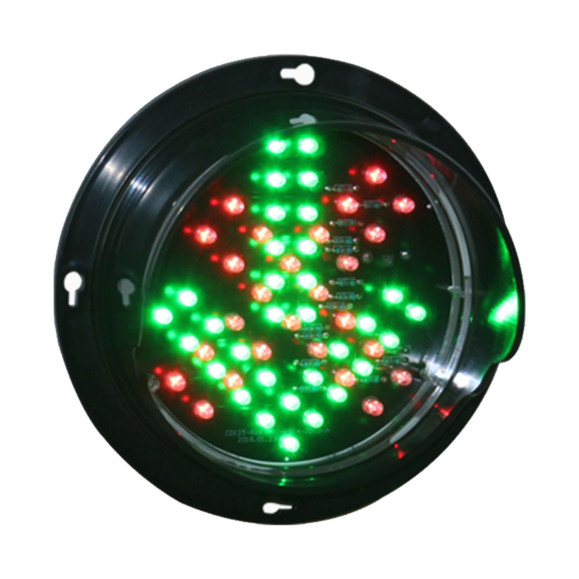 Small Red Green Arrow Stoplight Lamp, LED Traffic Signal Lane Indicator, PC Waterproof Housing, for Shopping Mall, Toll Station, Residential Gate(DC 12V,125mm/5in)