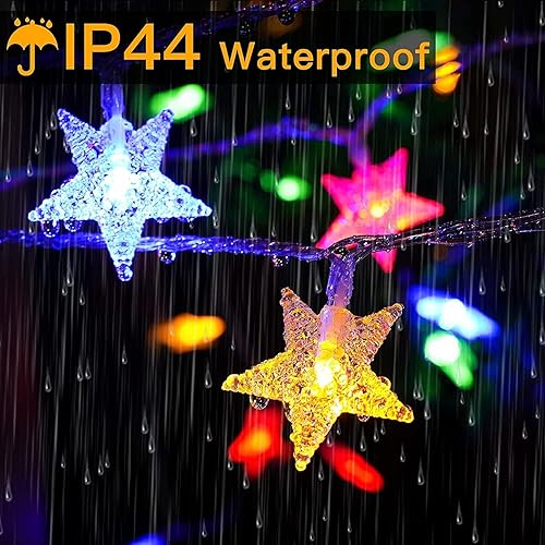 Vista 4 de ITICdecor Star String Lights 15 FT 30 LED Fairy Christmas Light Battery Operated Indoor Outdoor Twinkle Lights Bedroom Decor for Party Wedding Xmas