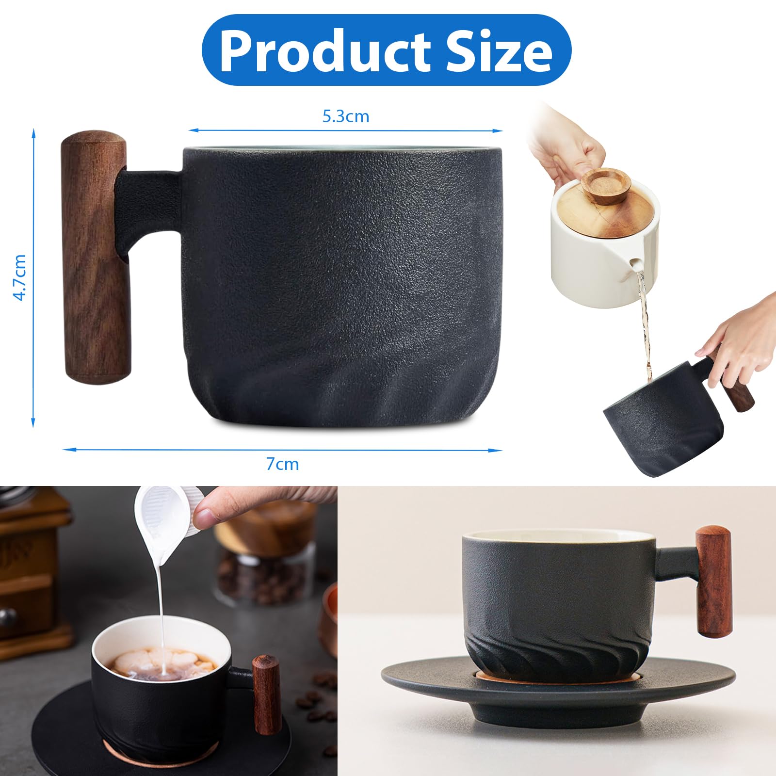 Cappuccino Tassen ERBO Espressotassen 80 Ml, Mini Espresso Tassen, Kleine  Teetasse Espressotasse Kaffeetasse Aus Expresso Tassen Modern, image size:1600x1600