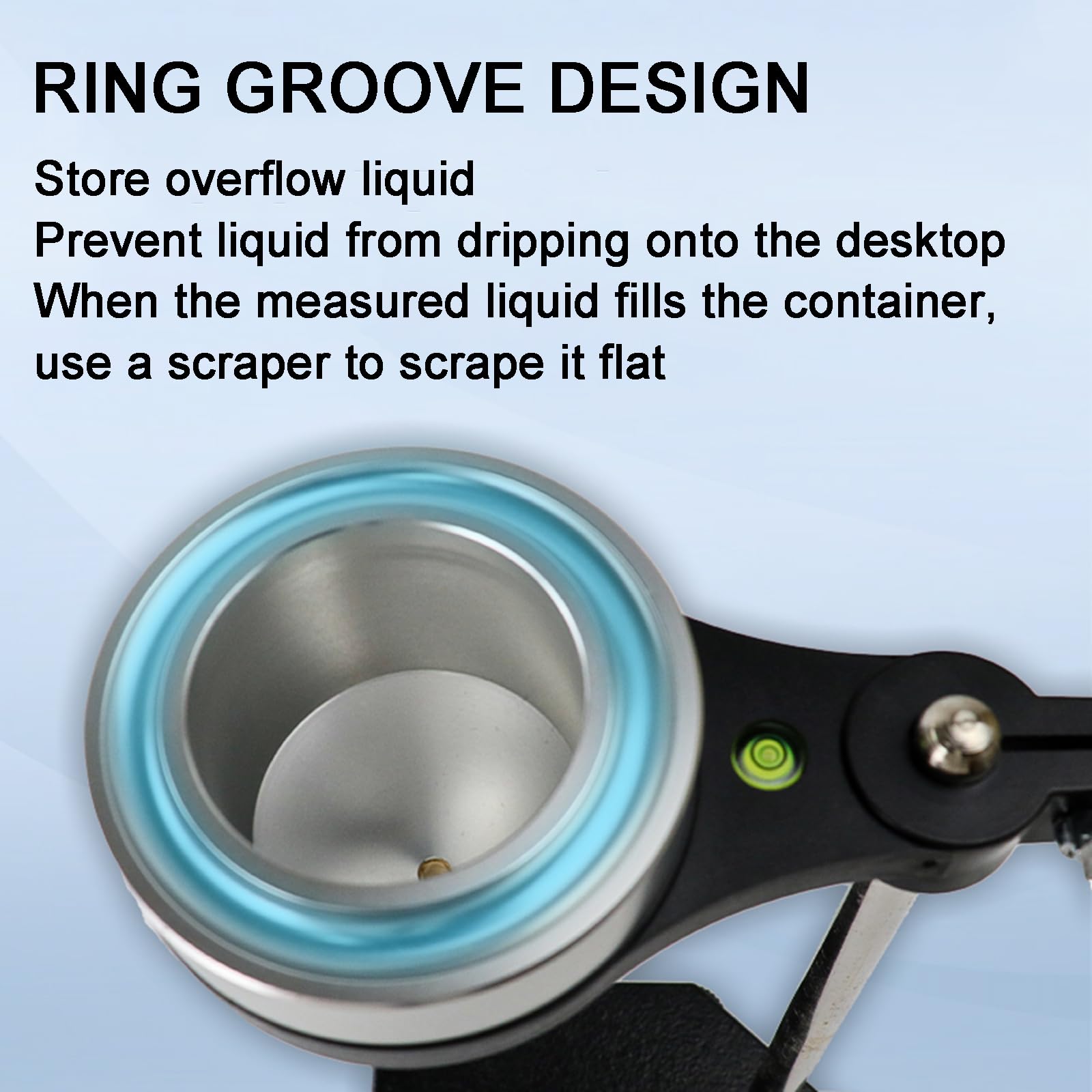 Tazza di Viscosità da Tavolo, Viscosimetro per Liquidi, Volume Tazza 100 Ml, Apertura 1,9/2,53/3,4/4,12/5,2 Mm, con Staffa di Sollevamento, Tazza Ford per Vernici, Lacche E Inchiostri