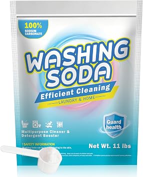 11Lb Super Washing Soda For Laundry,100% Pure Sodium Carbonate