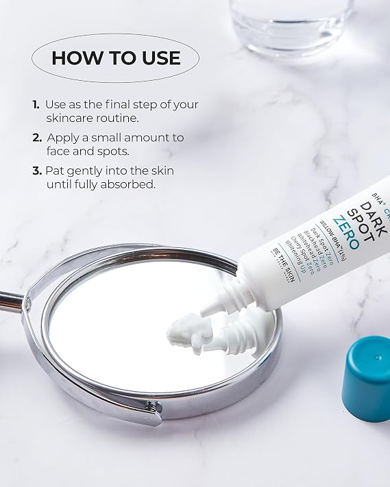 BE THE SKIN Dark Spot Zero Cream, Niacinamide, Tranexamic Acid 1.23oz
