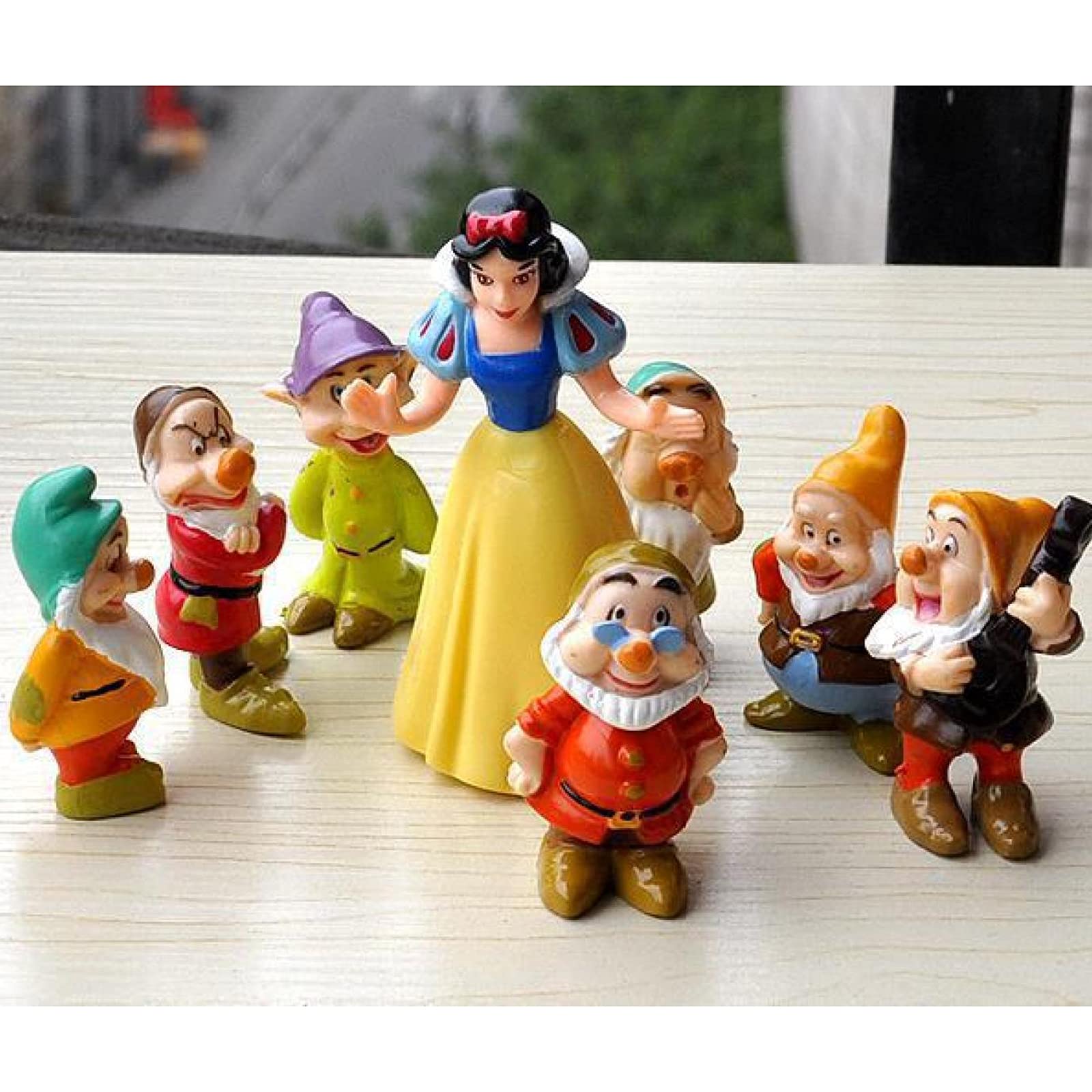 Amazon.co.jp: 8pcssetオリジナルディズニープリンセス白雪姫と7つの小