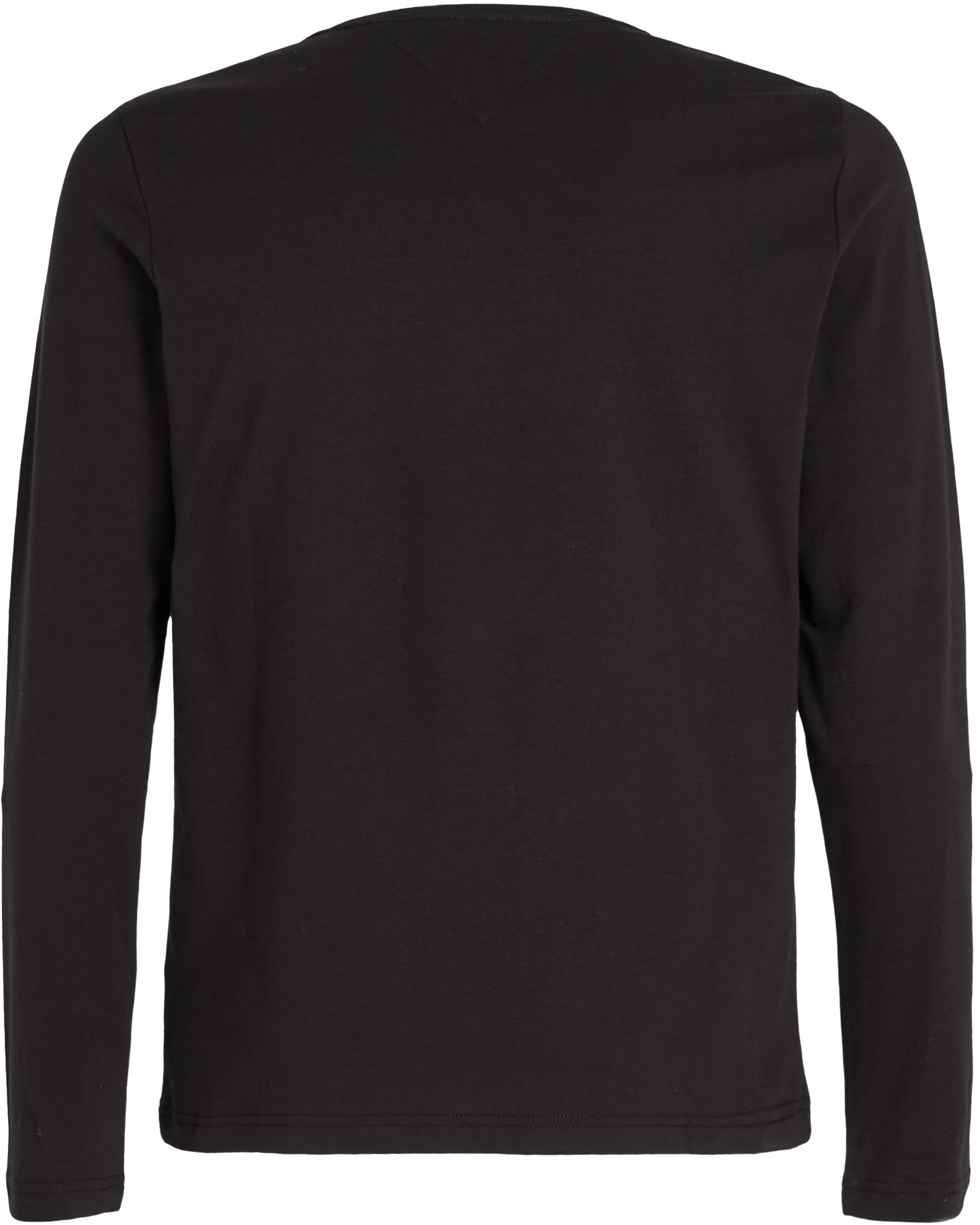 Tommy Hilfiger T-Shirt Manches Longues Homme Stretch Slim Fit Coton
