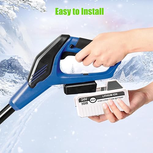 Miniatura 7 de Batería de 24 V 6 Ah para VOLTASK y Snow Joe y Sun Joe 24V/48V IONMAX, compatible con batería Voltask 24V/48V, 24BAT-LTX/LTW/LTE/LT/XR EcoSharp Pro