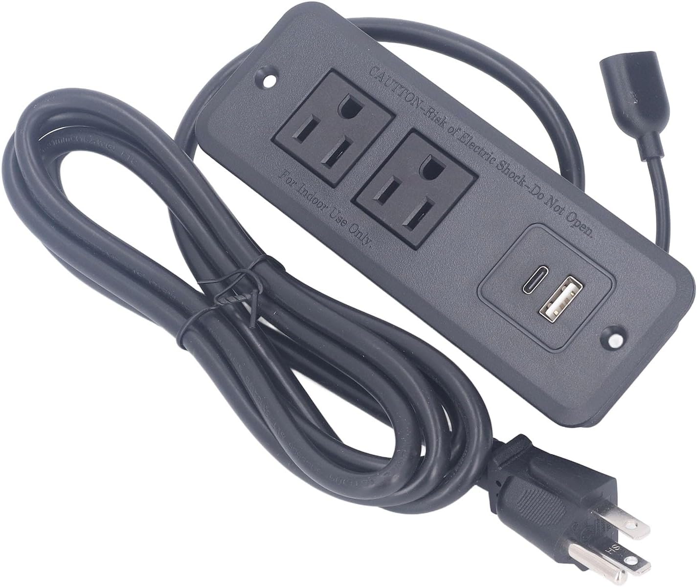 TOPINCN Recessed Power Strip Plug Strip Socket Outlet Plug for Quick for Hidden Black for Table for Table Table Connectors