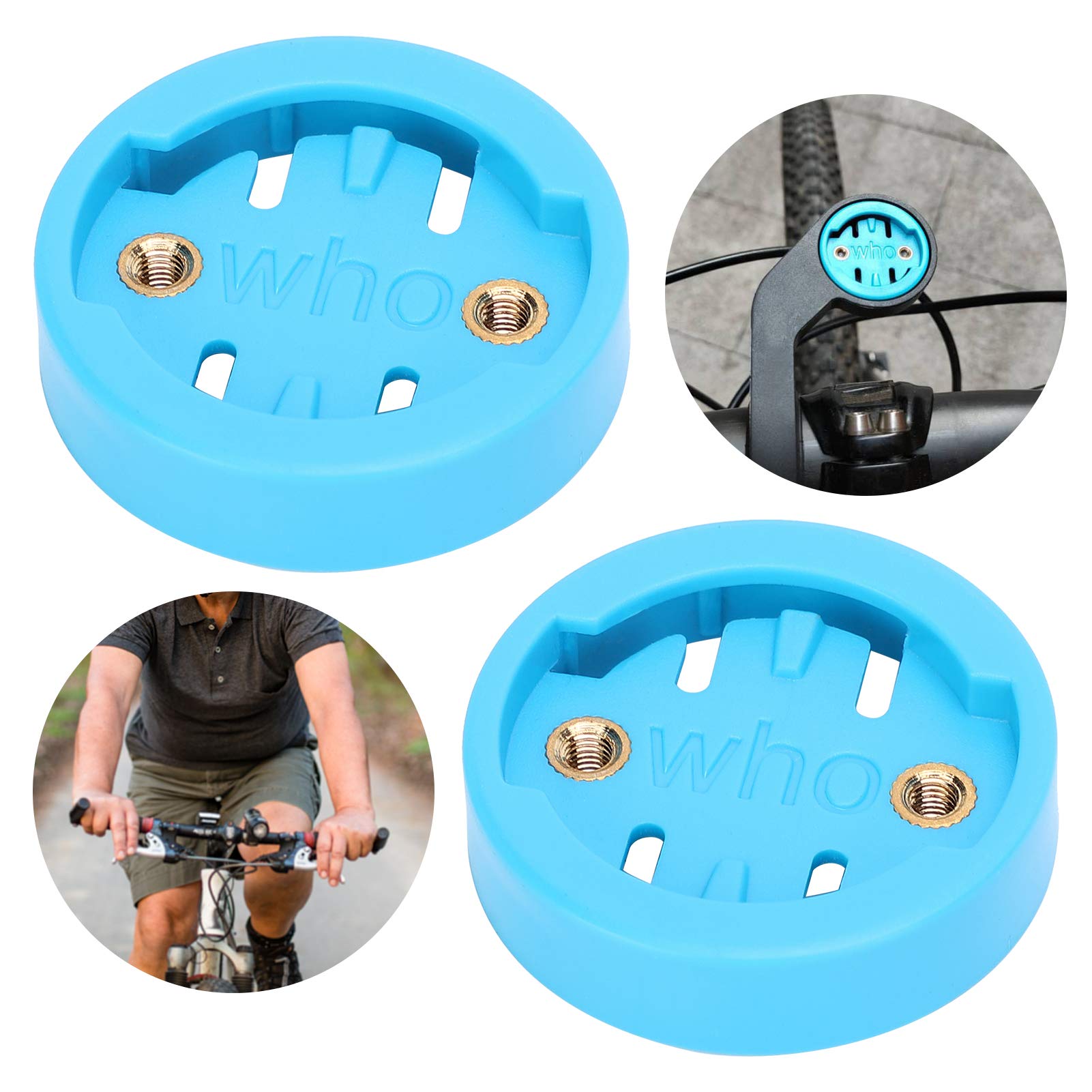 Pilipane 2Pcs Bikes Computer Extension Mount Converter Adapter Base Long-Lasting Nylon Material Lightweight and Easy to Install Bikes Computer Adapter