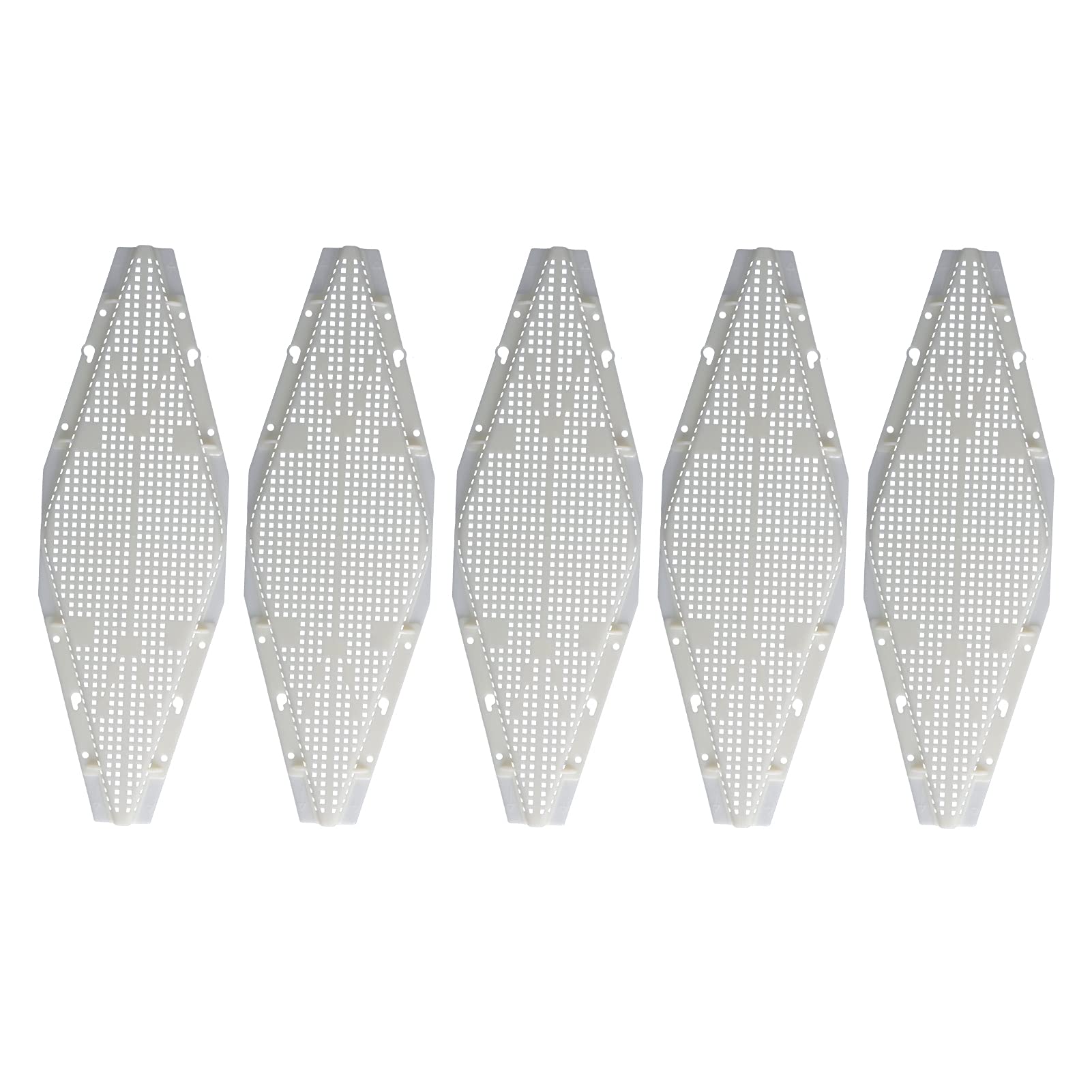 YUUGAA Bee Anti Escape Device, 5Pcs Bee Anti Escape Frame Device Beehive Escape Against Barrier Beekeeping Supplies