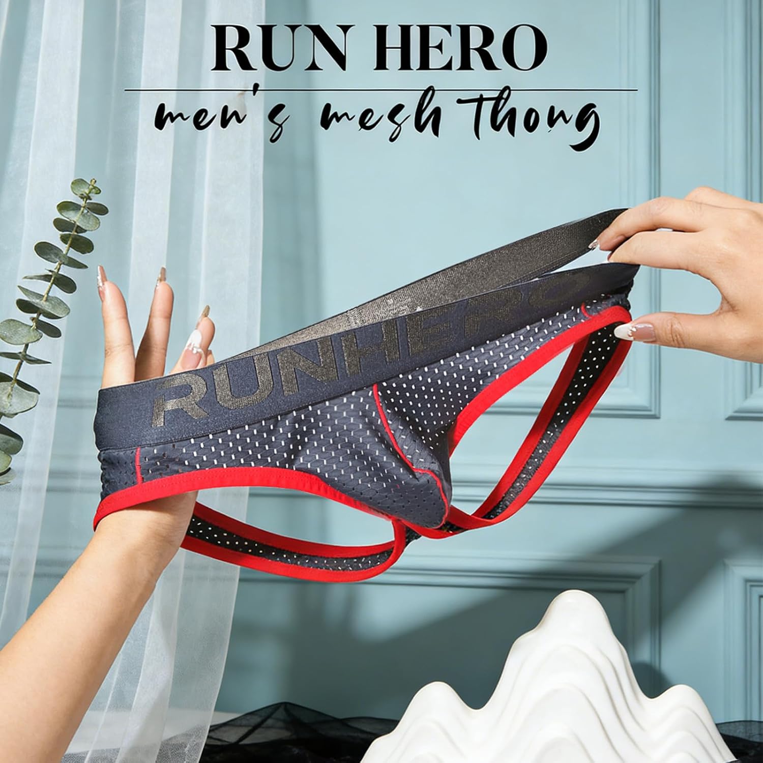 Jock Straps for Men Athletic Supporter Sports Mens Underwear Breathable Comfortable Jockstrap