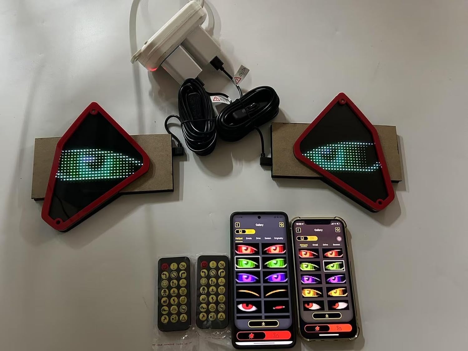 Lighting - Devil-Style LED Overlay Vent Covers - Pre-Programmed & Programmable Gap Fillers for Polaris Slingshot 2020-2024