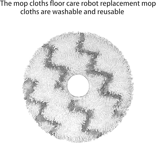 Miniatura 4 de Almohadillas de repuesto lavables para trapeador Roidmi EVA autolimpiante, robot aspirador SDJ06RM, reemplazo de paños de mopa, accesorios para el