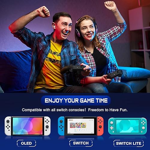 Miniatura 8 de Wireless Switch Controller for Nintendo SwitchLiteOLED Controller, Switch Controller with a Mouse Touch Feeling on Back Buttons, Extra Switch Pro