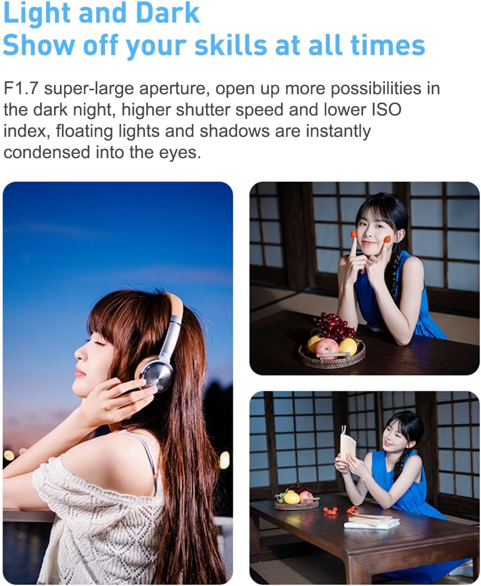 VILTROX 35mm f1.7 E, 35mm f/1.7 e-Mount APSC AF Lens for Sony e Mount, Autofocus Lens Large Aperture Prime Lens for Sony e Mount a7cr a7cii a7c a6700 zv-e100 a6600 a6400 a7iv a7iii