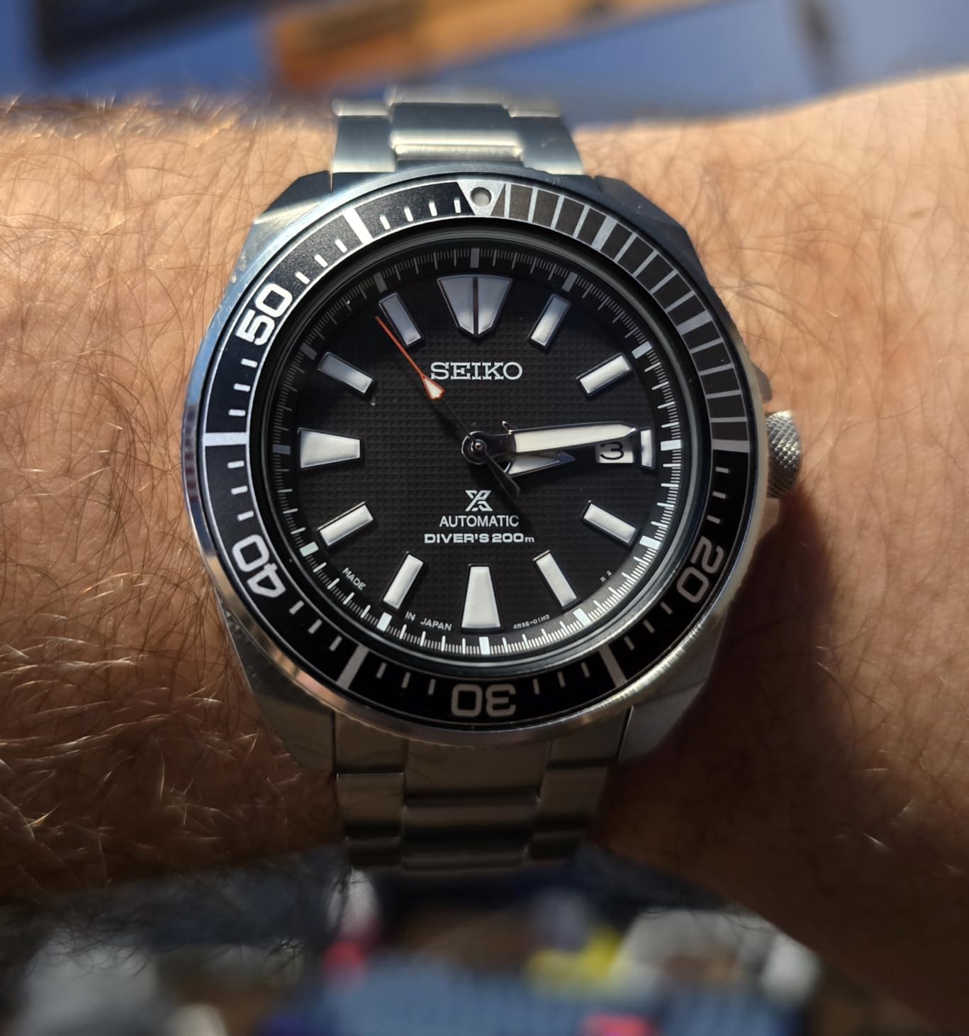 Seiko Samurai Mostrador