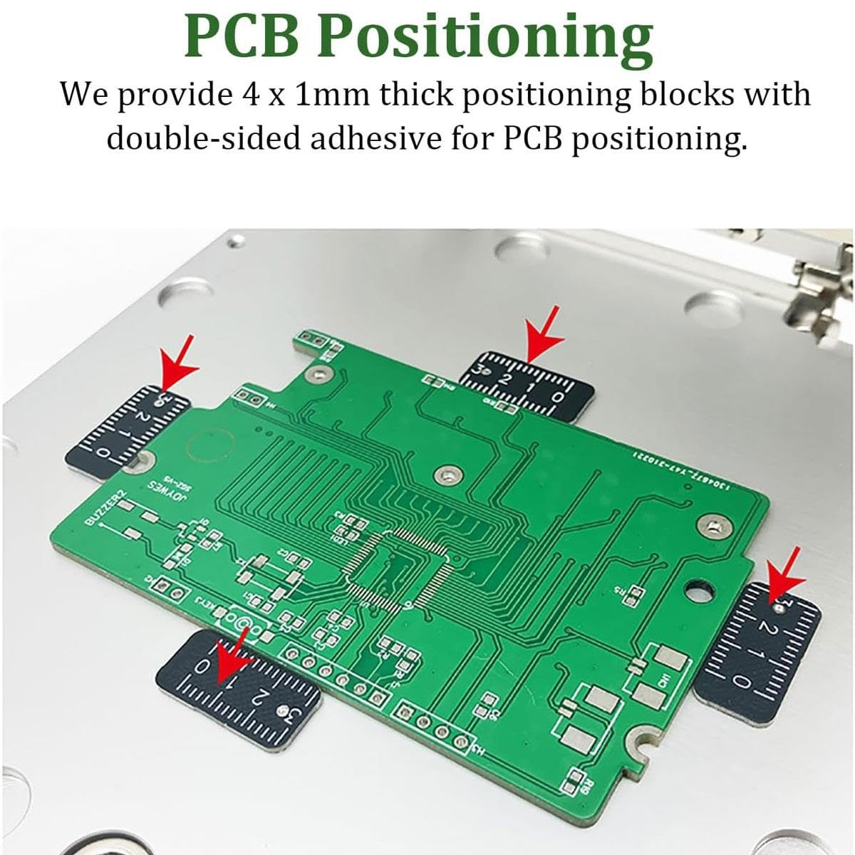 Ręczna drukarka szablonowa PCB, rozmiar szablonu: 120 * 120 * 0,1 mm