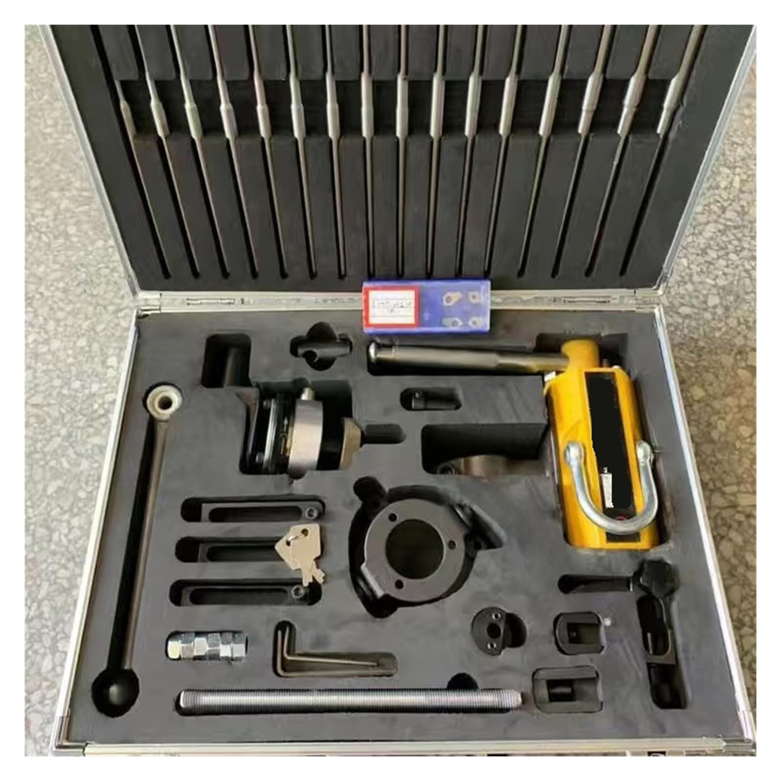 Universal Q M18-62mm tamaño Motor de Coche Culata válvula Asiento Universal escariador válvula Asiento reparación escariador Coche Herramienta de reparación(No Magnet)