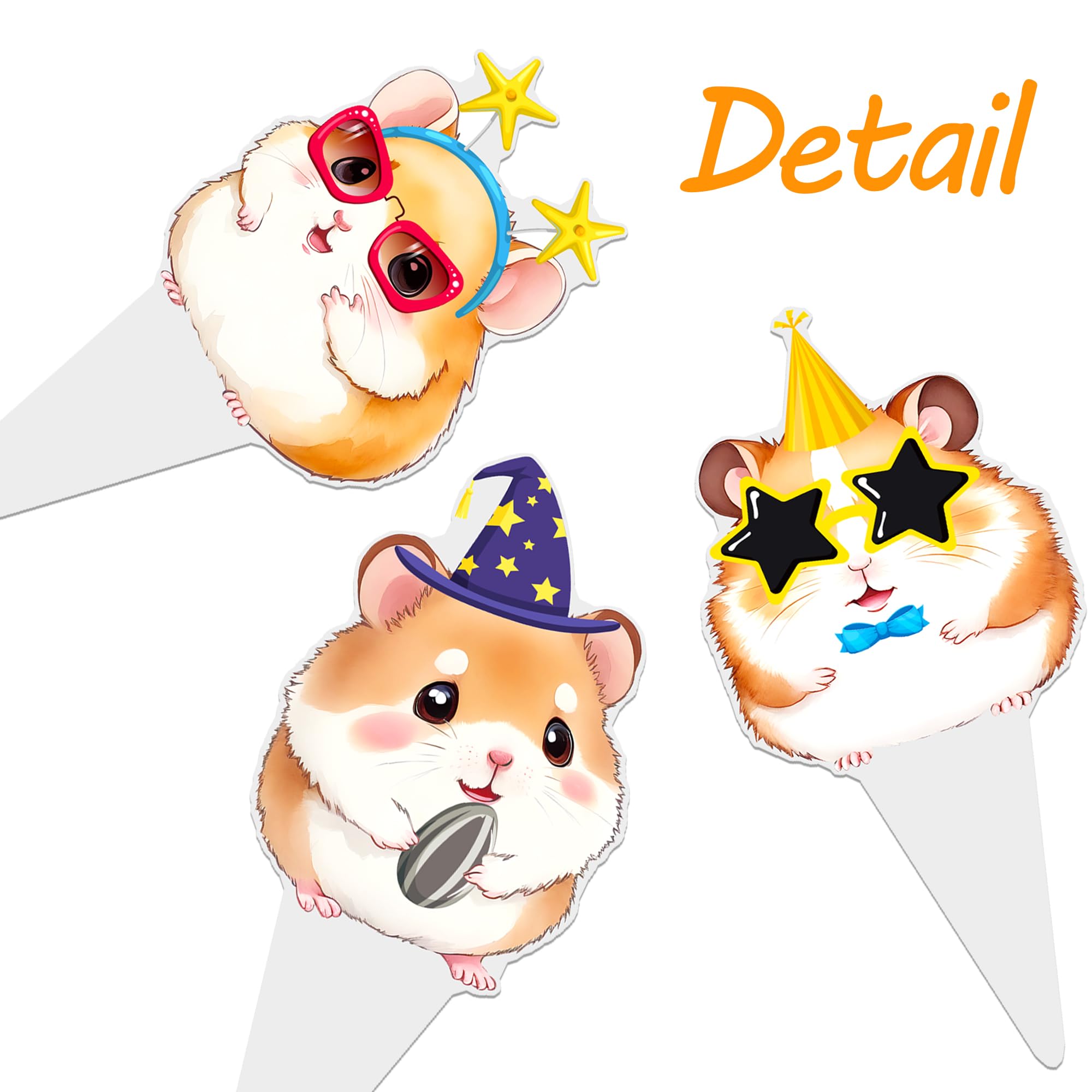 Hamster Cupcake Topper für Hamster Thema Geburtstag Party Dekorationen