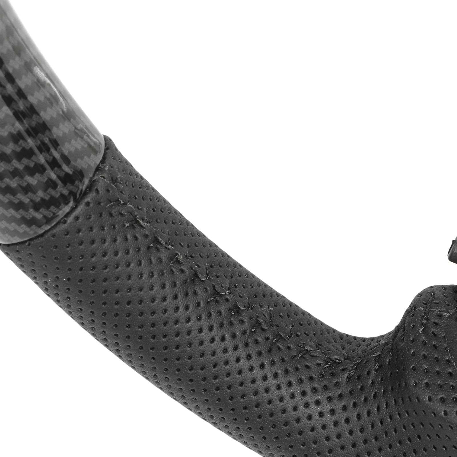 Sostituzione del volante in pelle traforata Hydro Dip Design innovativo per il comfort di guida (Stile in fibra di carbonio)