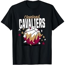 NBA Cleveland Cavaliers Basketball Doodle Stars T-Shirt