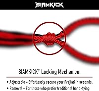 Vista 5 de Muay Thai Prajiad - Brazalete tradicional hecho a mano Muay Thai, auténtico boxeo y kickboxing tailandés Wai Kru (juego de 2)