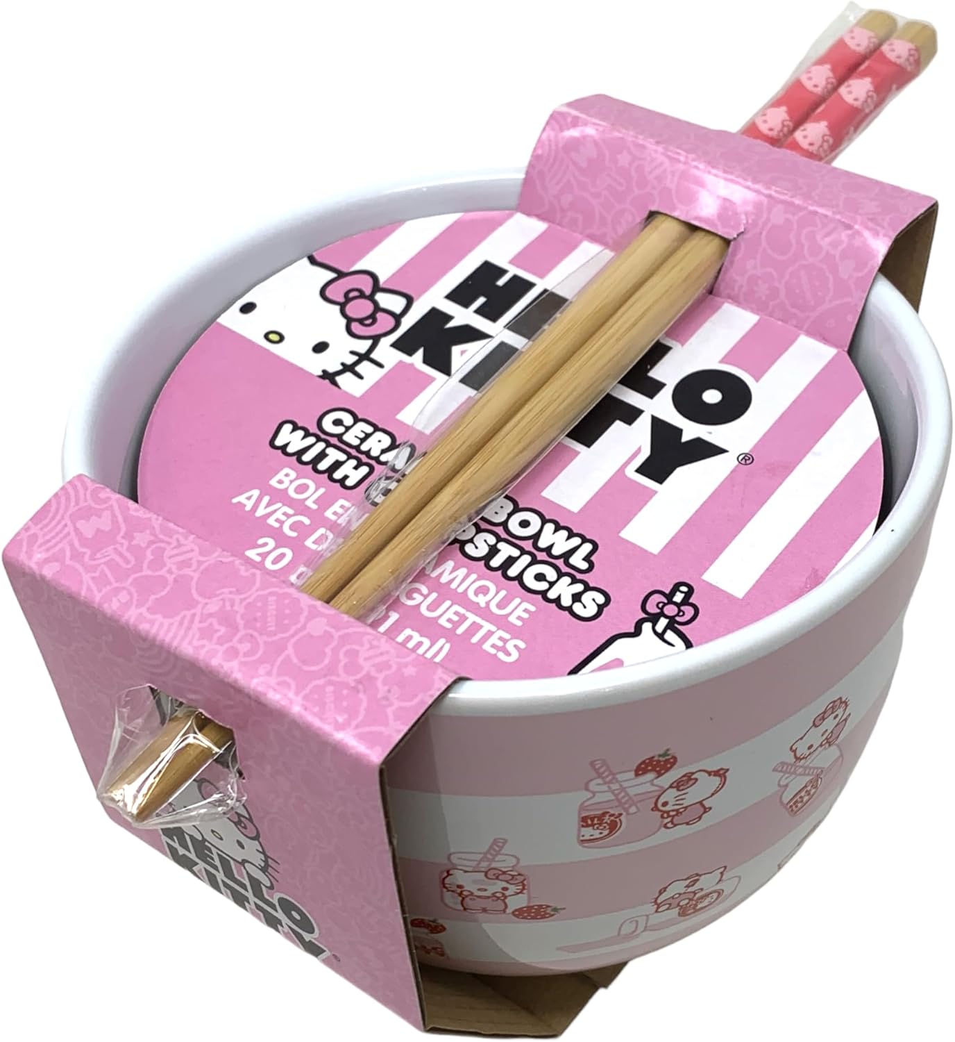 Silver Buffalo Sanrio Hello Kitty Driving In Car Under