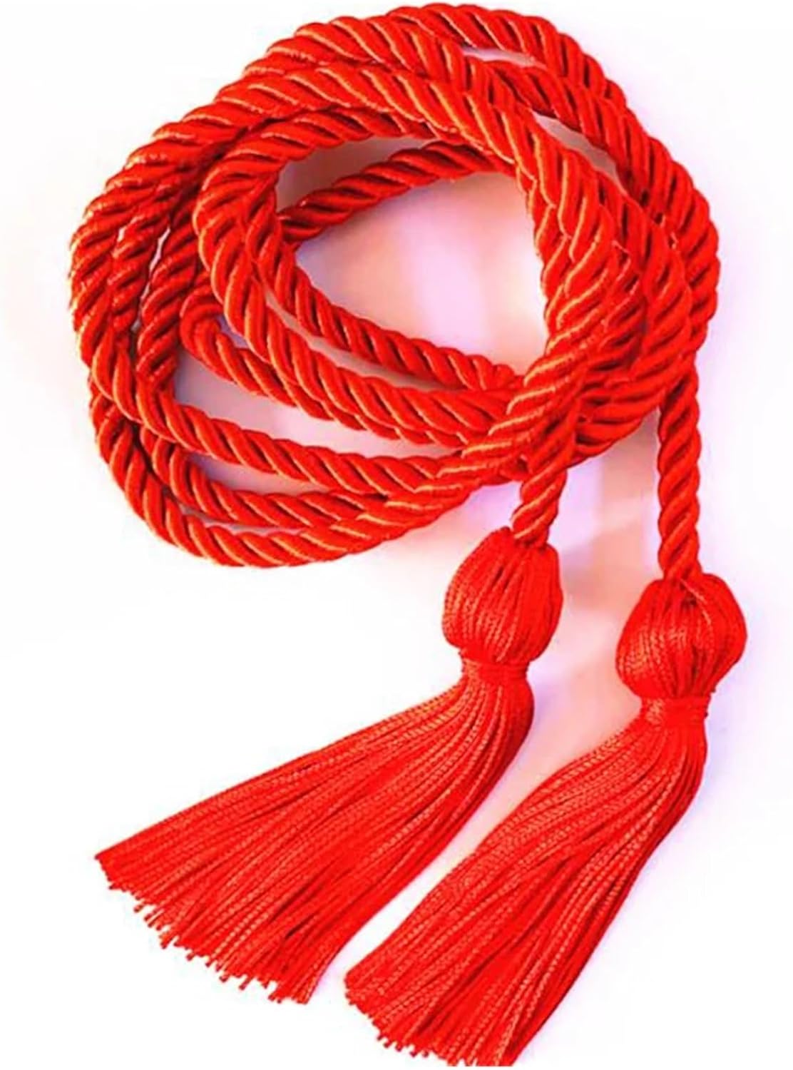 60pcs Graduation Honor Cords Craft Braided Tassels(Black)