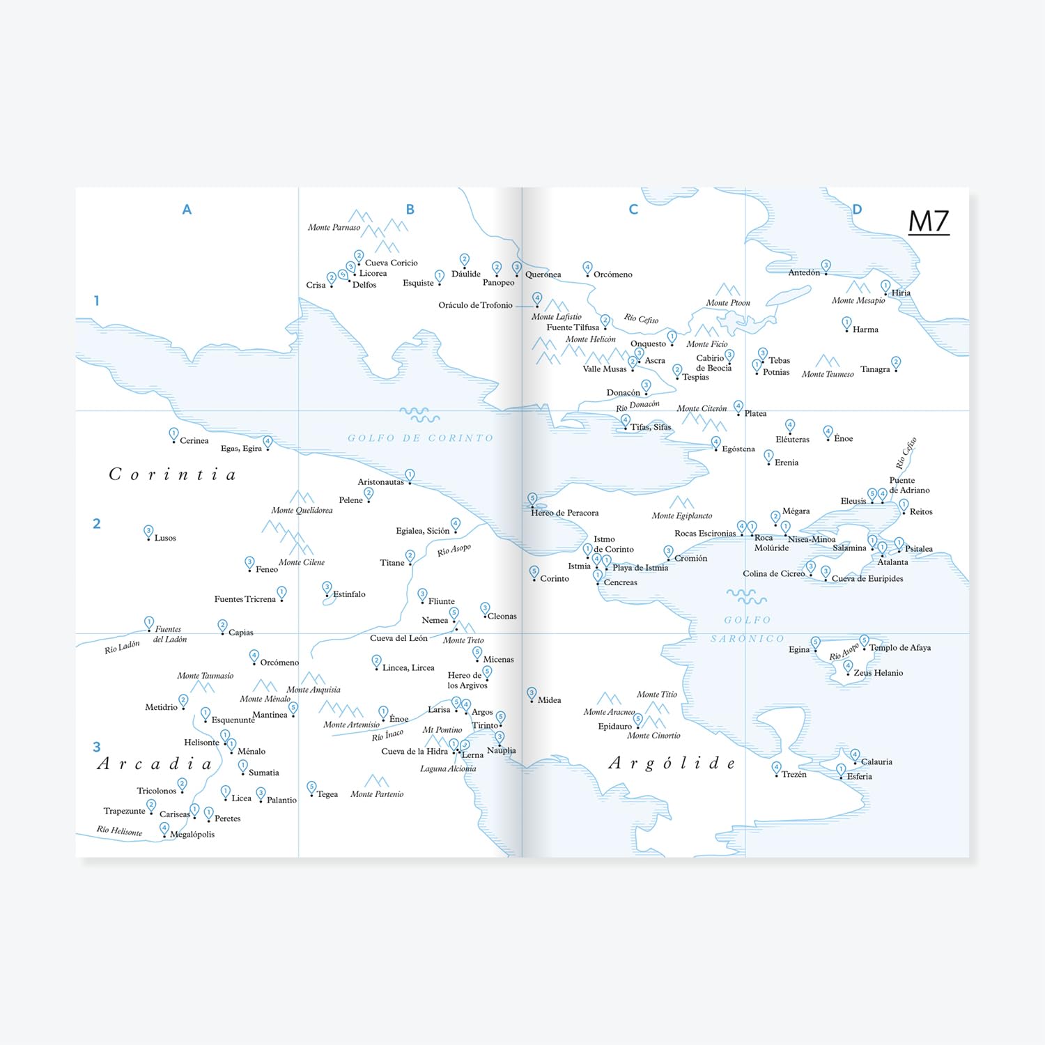 Atlas mitológico de Grecia: 4 (Eclecta Libros)