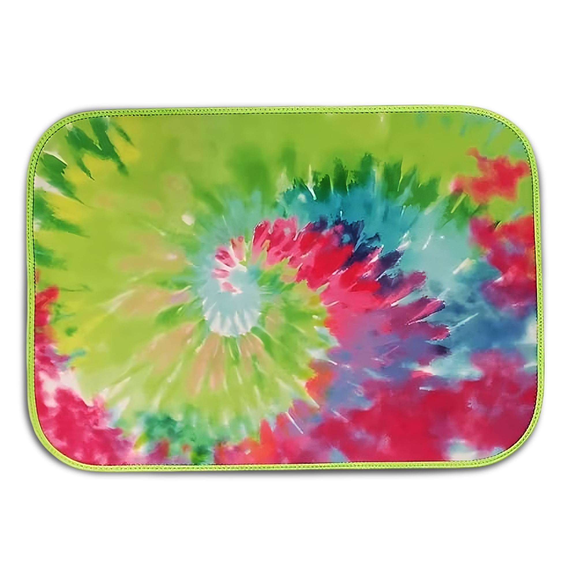 The Coral Palms Swimsuit Saver Roll-up Neoprene Mat Tie Dye, Coral, One Size-picture-46