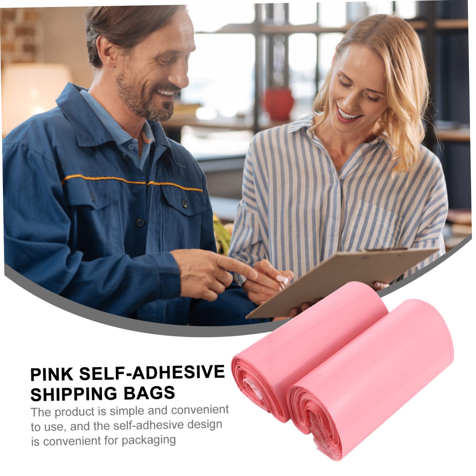 SHINEOFI 4 Set Buste Adesive Impermeabili Sacchetti Per Spedizioni Con Chiusura Autoadesiva Per Shirt Jeans E Cosmetici 200 Pezzi*4