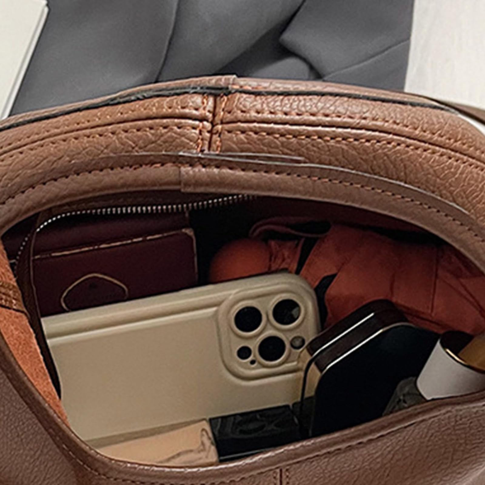 Cartera con cremallera para mujer