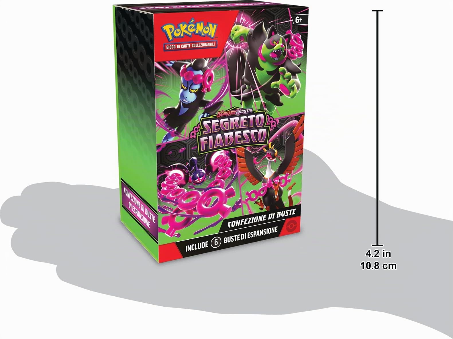Confezione di buste dell’espansione Scarlatto e Violetto - Segreto Fiabesco del GCC Pokémon (6 buste di espansione), edizione in italiano